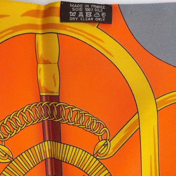 NWOT Hermès Maxi Twilly "Éperon d’Or" in Orange - Picture 5 of 5